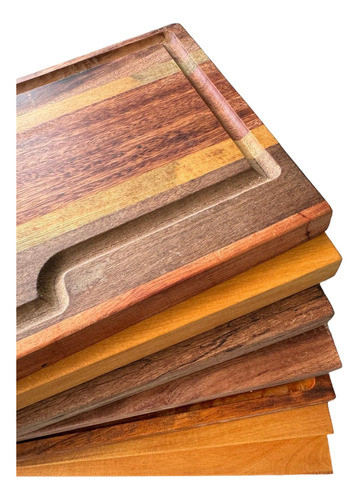 Pack 6 Tablas Individual Para Asado 30x20x2 Mader Web 1