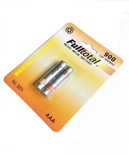 Pila Fulltotal Recargable 3a 900mah Blister X2 Oferta!! 0
