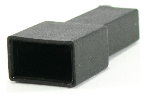 100x Aislador Capuchon Plastico Pala Macho 6.3 Negro 0