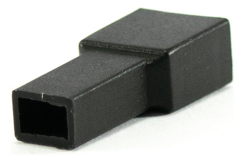 100x Aislador Capuchon Plastico Pala Macho 6.3 Negro 1