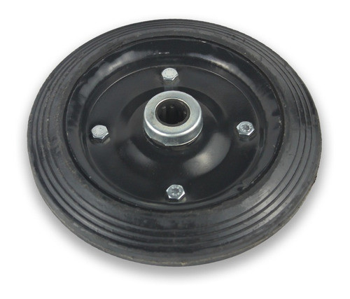 Roda Maciça 9 Pol Rolete 7/8 Para Carrinho De Armazém 0