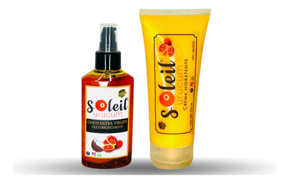 Pack Bronceador Y Crema Con Urucum - Línea Premium 0