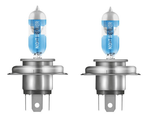 Par Lâmpada Osram Night Breaker Laser H4 150%+luz 60/55w/12v 1