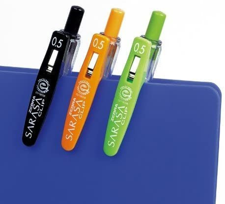 10 Lapiceras De Tinta En Gel Zebra Sarasa Push Clip 0,3mm 1
