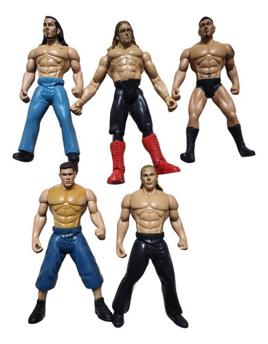 Lote Nro 4 De Luchadores De La Wwe Para Customizar 0