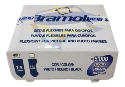 Flex Ponta Preto Da Bramold - 150m Cx C/5.000 Unidades 1