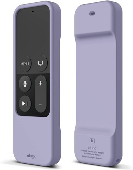Funda Para Control Apple Tv Siri 4th/5th Gen Gris Lavanda 0