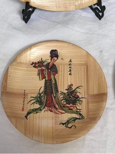 Platos Orientales De Fibra Vegetal 1