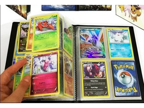 Álbum Pokémon Porta 240 Cartas Pikachu Rainbow + 50 Cards 1