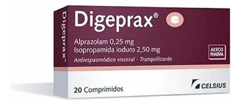 Digeprax® X 20 Comprimidos | Antiespasmódico 0
