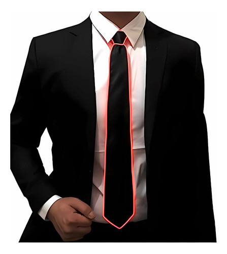 Corbata Neón Luz Led Cotillón Luminoso X2 0