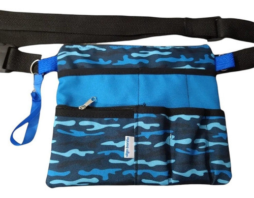 Riñonera Enfermería Diseño Camuflado Azul 0