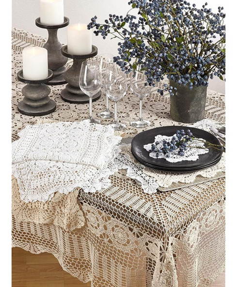 Saro Lifestyle 869 Camino De Mesa De Encaje De Ganchillo Hec 1 Saro Lifestyle 869 Camino De Mesa De Encaje De Ganchillo Hec 1