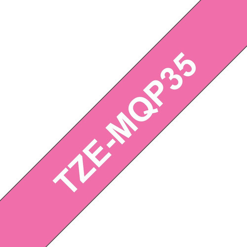 Cinta Para Rotuladora Brother Pt H100 Rosa Tze Mqp35 0