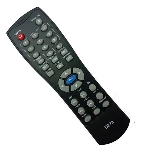 Control Remoto Dvd D278 Para Admiral Noblex Philco 1