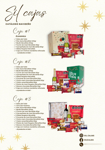Caja Navideña N° 1 Varias Opciones Consulte Sil.cajas 0