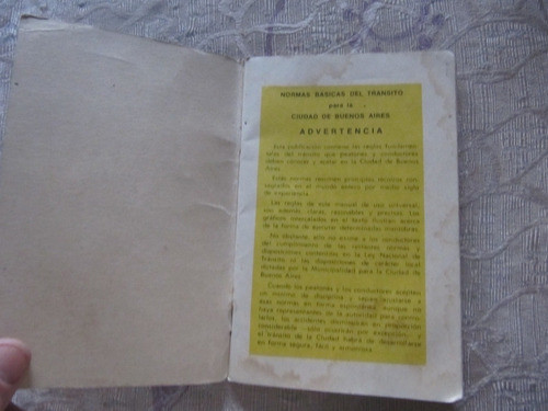 Manual De Transito - Direccion De Transito 1969 Ciudad Bs As 1