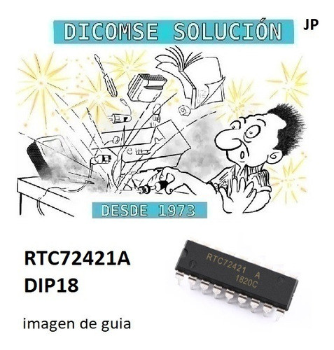 Circuito Integrado Rtc72421a Dip18 Rtc72421 A 1