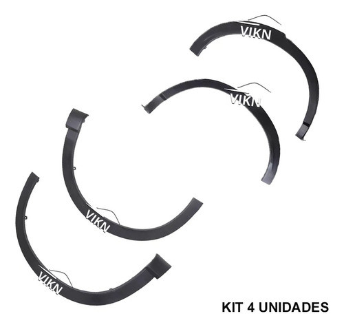 Kit 4 Un Moldura Vão Roda Diant/tras. Honda Hrv 2023 1