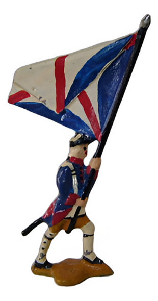 Nico Un Abanderado Marchando Soldados De Plomo (pmv 36b) 0