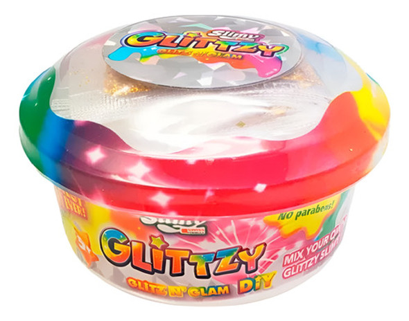 Slimy Slime Glittzy 120gr Multicolor 0 Slimy Slime Glittzy 120gr Multicolor 0