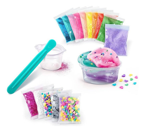 Fabrica De Slime Mix In Kit 10 Colores Jugueteria Bloque 1