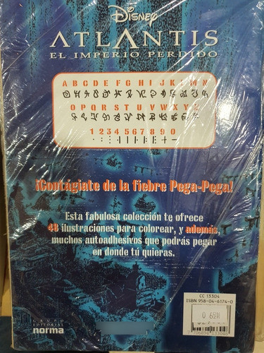 Libro:disney Atlantis- El Imperio Perdido- P/colorear Y Pega 1