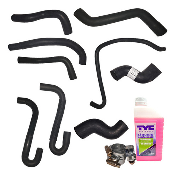 Juego Manguera De Agua Chevrolet Corsa 1.6 + Abrazaderas 0