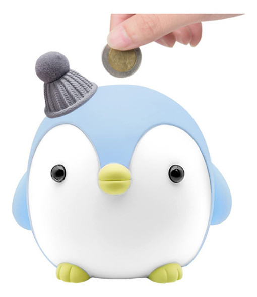 Saytay Alcanca Para Nios, Linda Moneda De Pingino De Dibujos 0