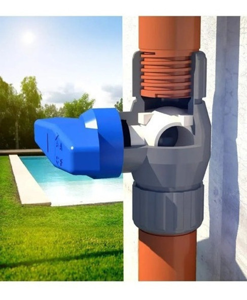 Llave De Paso Válvula Esférica Plástica 1 1/2 Pulgada Duke 1 Llave De Paso Válvula Esférica Plástica 1 1/2 Pulgada Duke 1