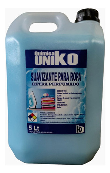 Suavizante Ropa Textil X 5 Lts Uniko 0