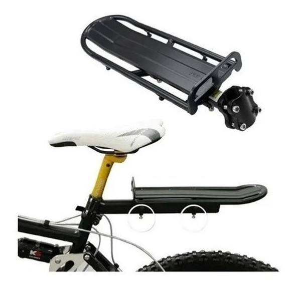 Parrilla Aluminio  Extensible Para Bicicleta 0