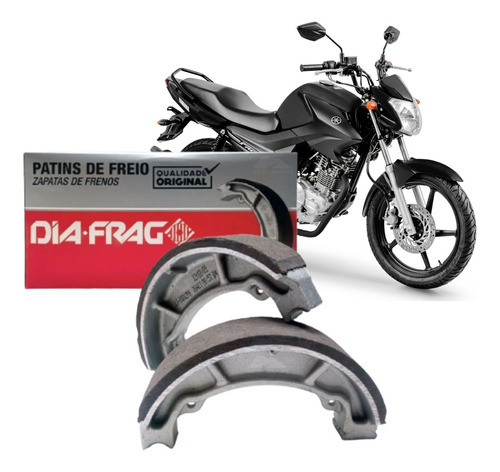 Patim Lona De Freio Dianteiro Diafrag 0,25 Yamaha Ybr 125 1