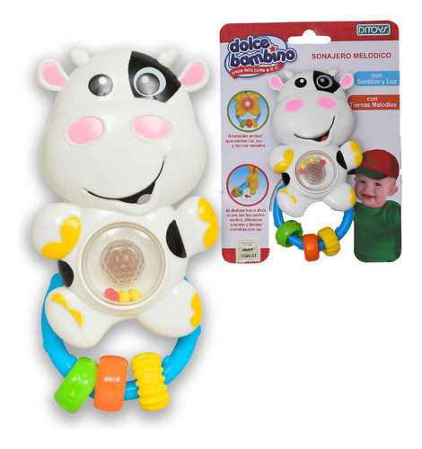Dolce Bambino Sonajero Melodico Vaca 1