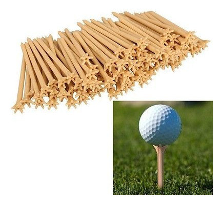 100 Piezas Paquete Profesional De Golf Sin Fricción T Trigo 1