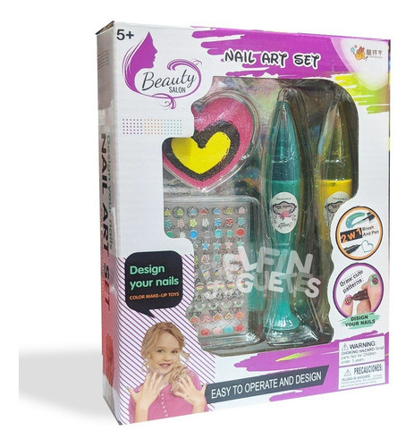 Nail Art Set Combo Completo Para Arte Decora Tus Uñas 1