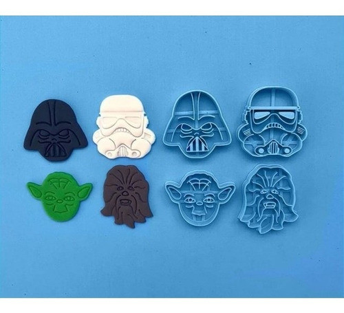 Cortador Kit Star Wars 4 Modelos 1