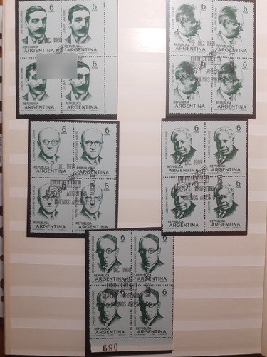 Filatelia Lote 30 Cuadros Con Sello Primer Día Año 1969 1
