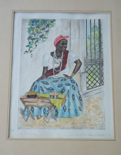 Ijjas Incze Bela - Doceira Baiana/gravura Aquarelada 0