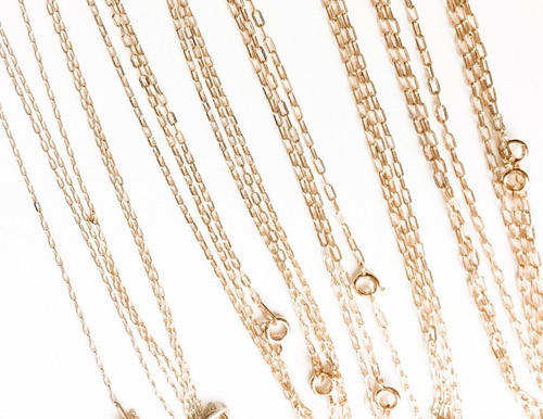 Cadenas  Enchapadas En Oro/plata Diferentes Modelos/largos 0