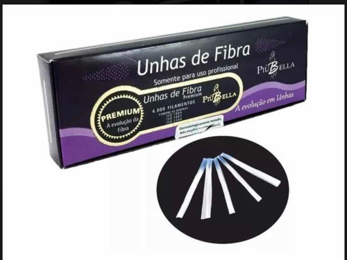 Unhas De Fibra Piu Bella - Caixa Com 100 Unidades 1