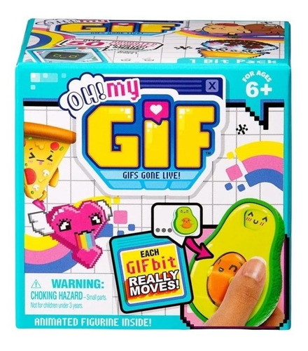 Figuras Coleccionable Oh My Gif 1 Bit Pack Wabro 0