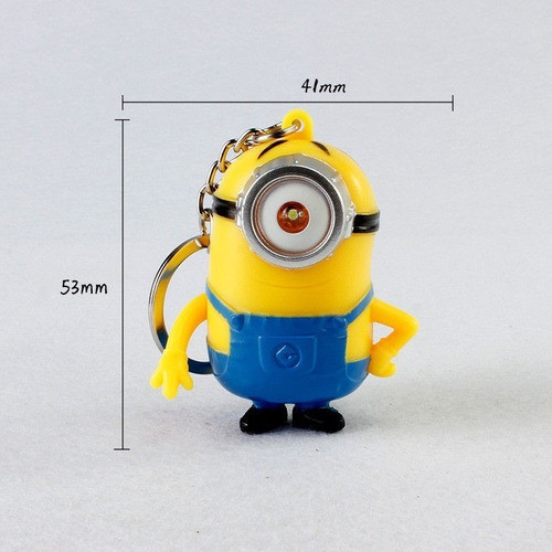 Llavero Minions Con Luz Y Sonido Superheroes  X 10 + Envio 1