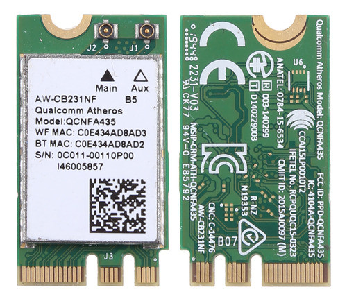 Placa Adaptadora Sem Fio Para Qca9377 Qcnfa435 802.11ac 24g5 1