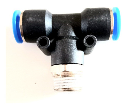 Conector Neumático  T Dos Salidas 10 Mm  Rosca 3/8  Bcp 0