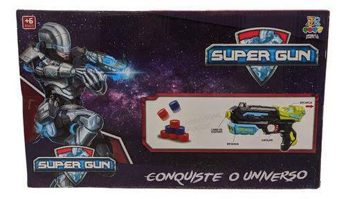 Jr Toys Super Gun Arma De Espuma Tipo Nerf 1