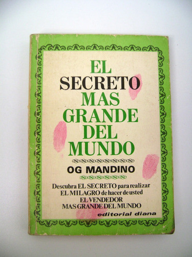 El Secreto Mas Grande Del Mundo Og Mandino Ventas Boedo 0
