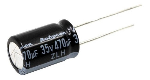 Capacitor Electrolítico 470uf 35v 10x17mm Pack X10 Unidades 0