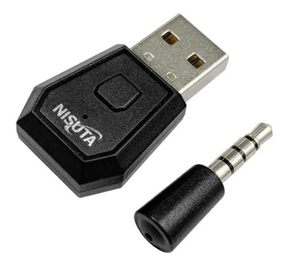 Adaptador De Audio Bluetooth Usb Auriculares Juegos Pc Ps4 0