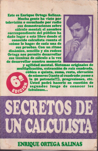 Secretos De Un Calculista Enrique Ortega Salinas 0
